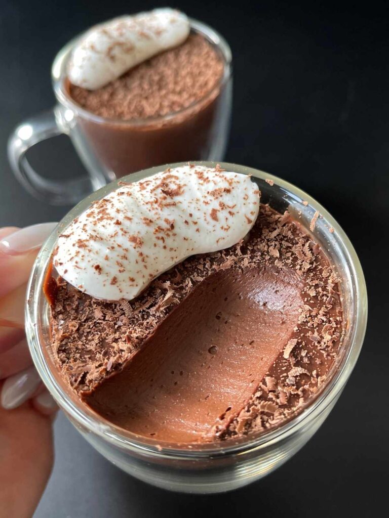 Creamy 3 Ingredient Keto Chocolate Mousse